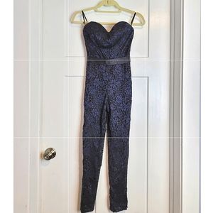 Bebe Jumpsuit small navy